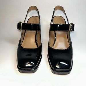 Sam Edelman “Jildie” Elegant Black Women's Slingback platform Shoes
